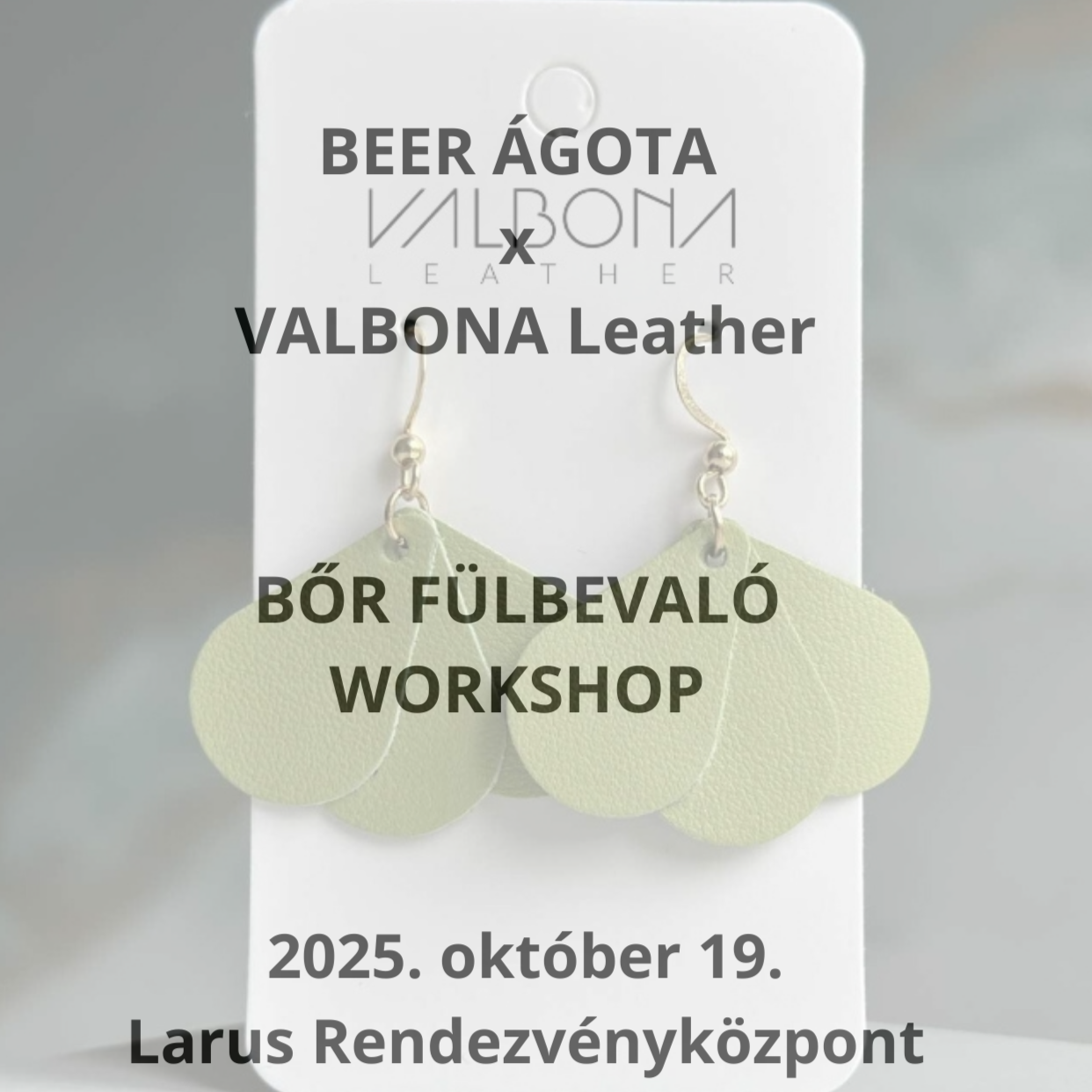 FÜLBEVALÓ WORKSHOP - 2025. október 19.